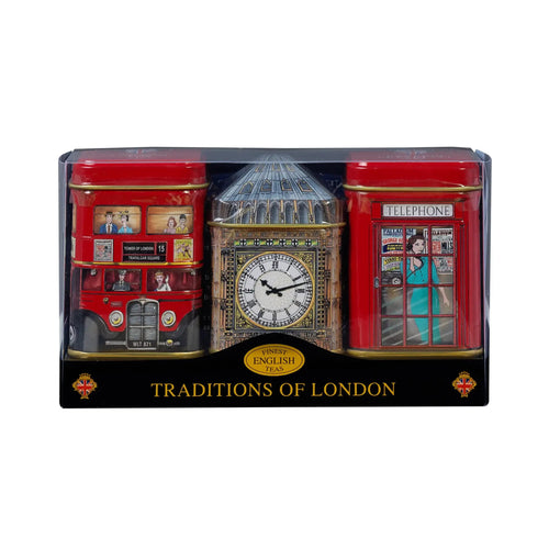 Traditions of London Tea Selection Mini Tin Gift Pack Gift Packs New English Teas 