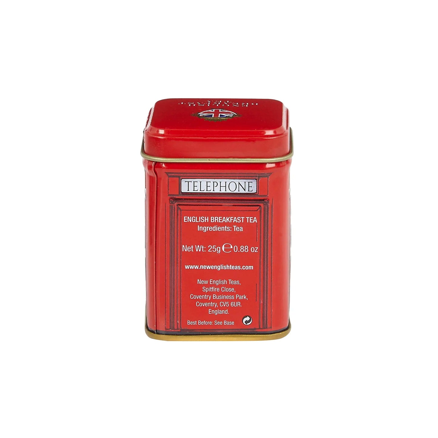 English Telephone Box Mini Tea Tin Tea Tins New English Teas 