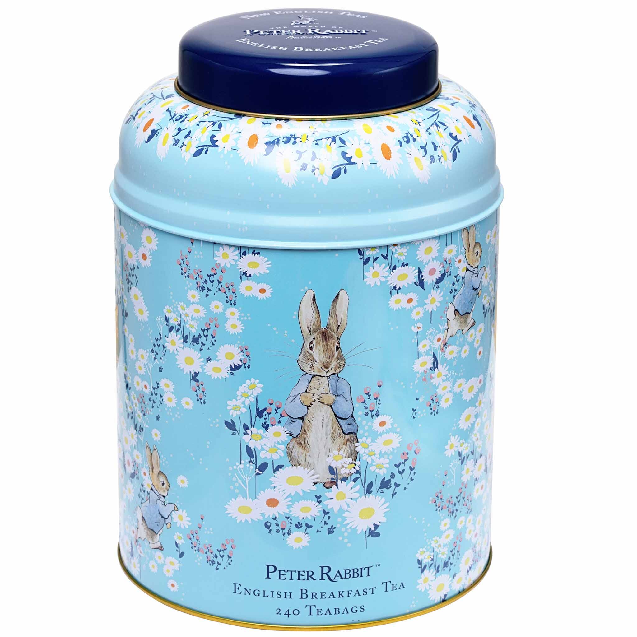 Peter Rabbit Daisies Collector's Gift Set Tea Tins New English Teas 