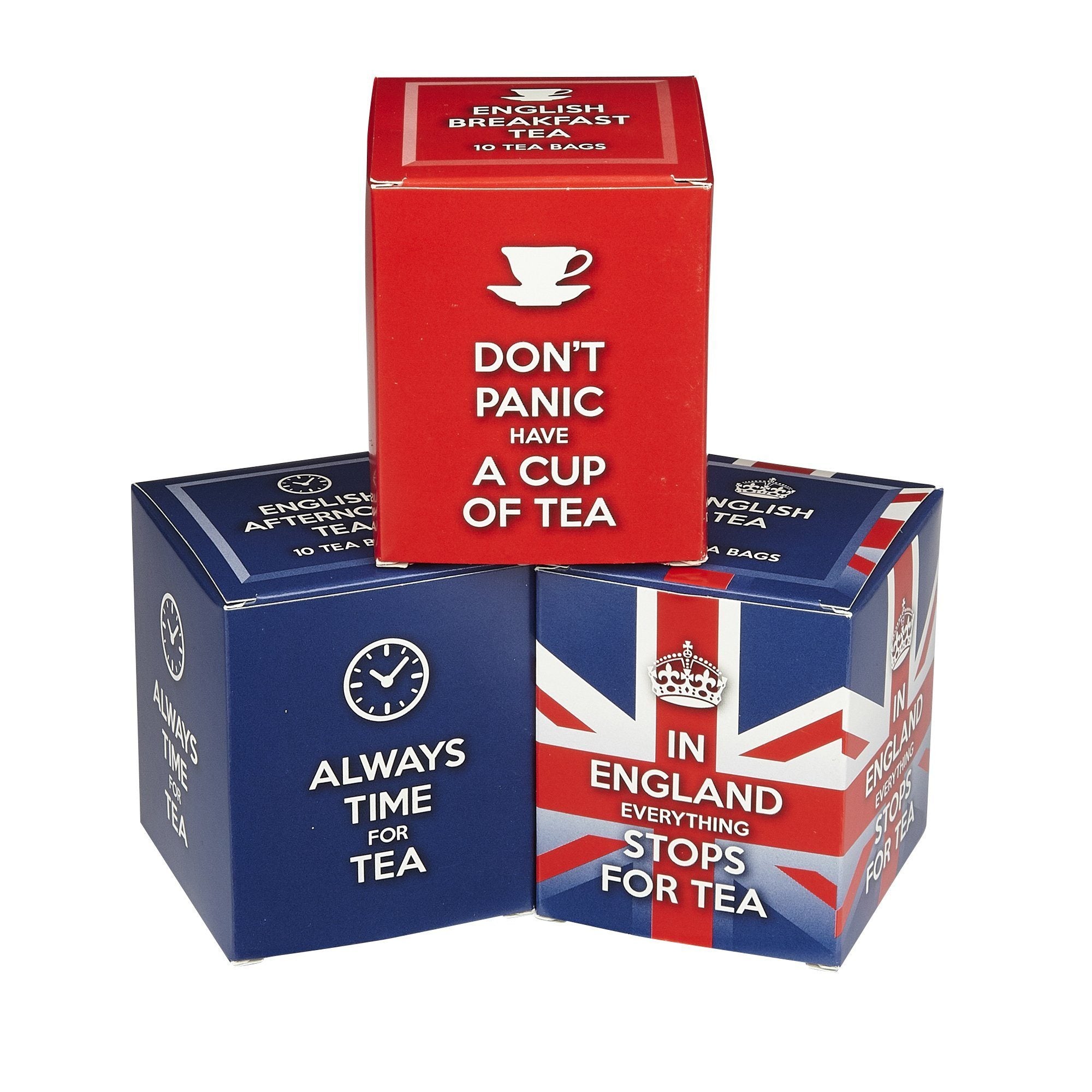 English Tea Slogans Triple Tea Carton Gift Pack Black Tea New English Teas 