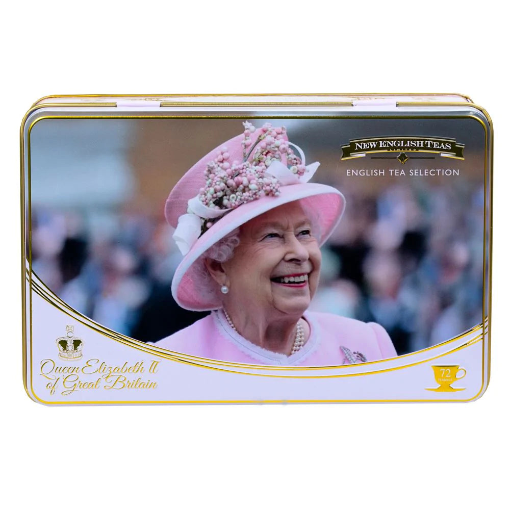 Queen Elizabeth II Commemorative Tea Tin Collection Tea Tins New English Teas 