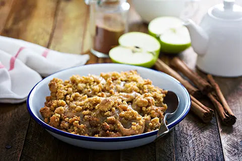 Tea Infused Apple Crumble - Recipes - New English Teas
