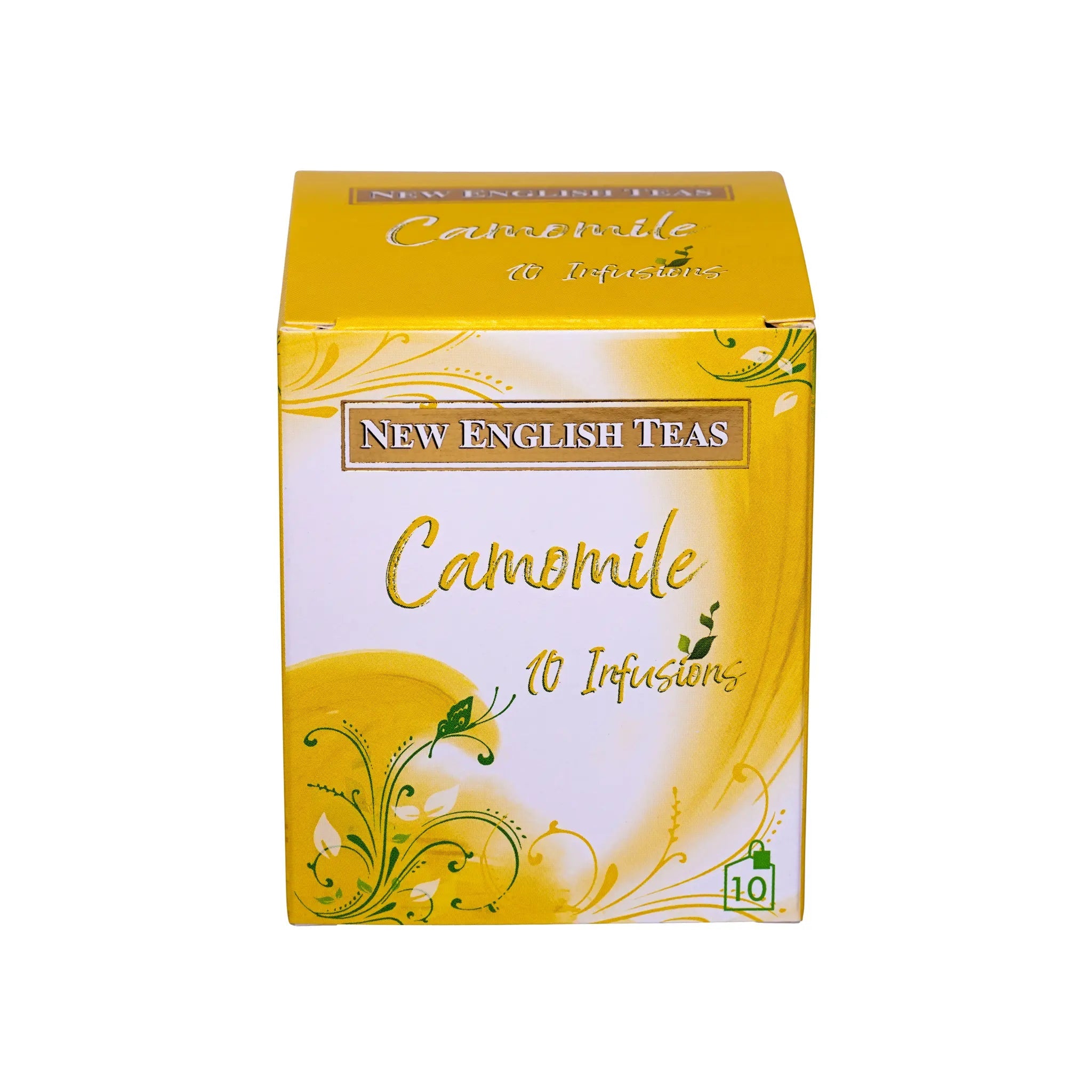 Pure Camomile Tea 10 Individually Wrapped Teabags Tea Boxes New English Teas 