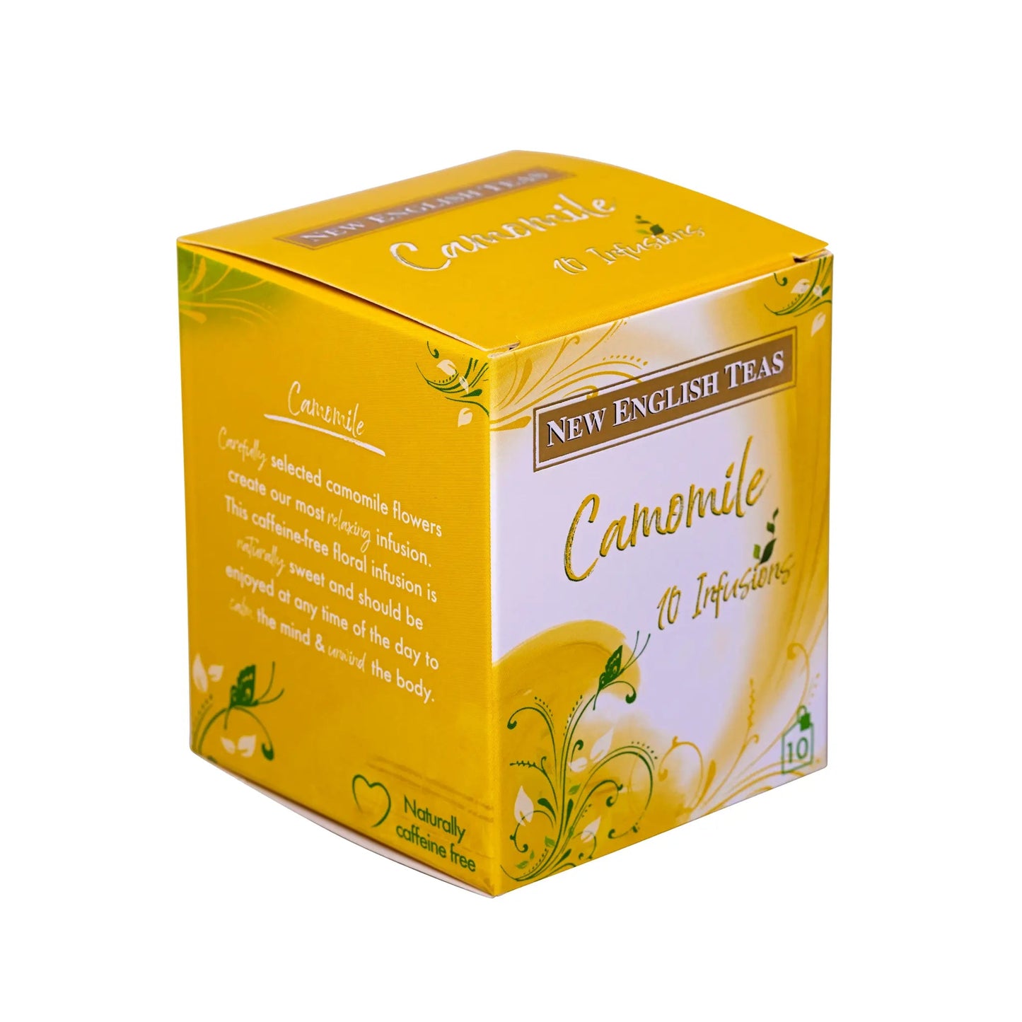 Pure Camomile Tea 10 Individually Wrapped Teabags Tea Boxes New English Teas 
