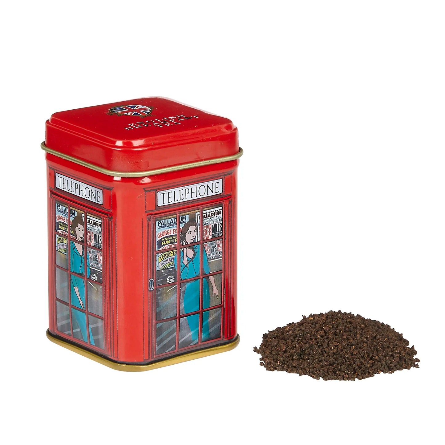 English Telephone Box Mini Tea Tin Tea Tins New English Teas 