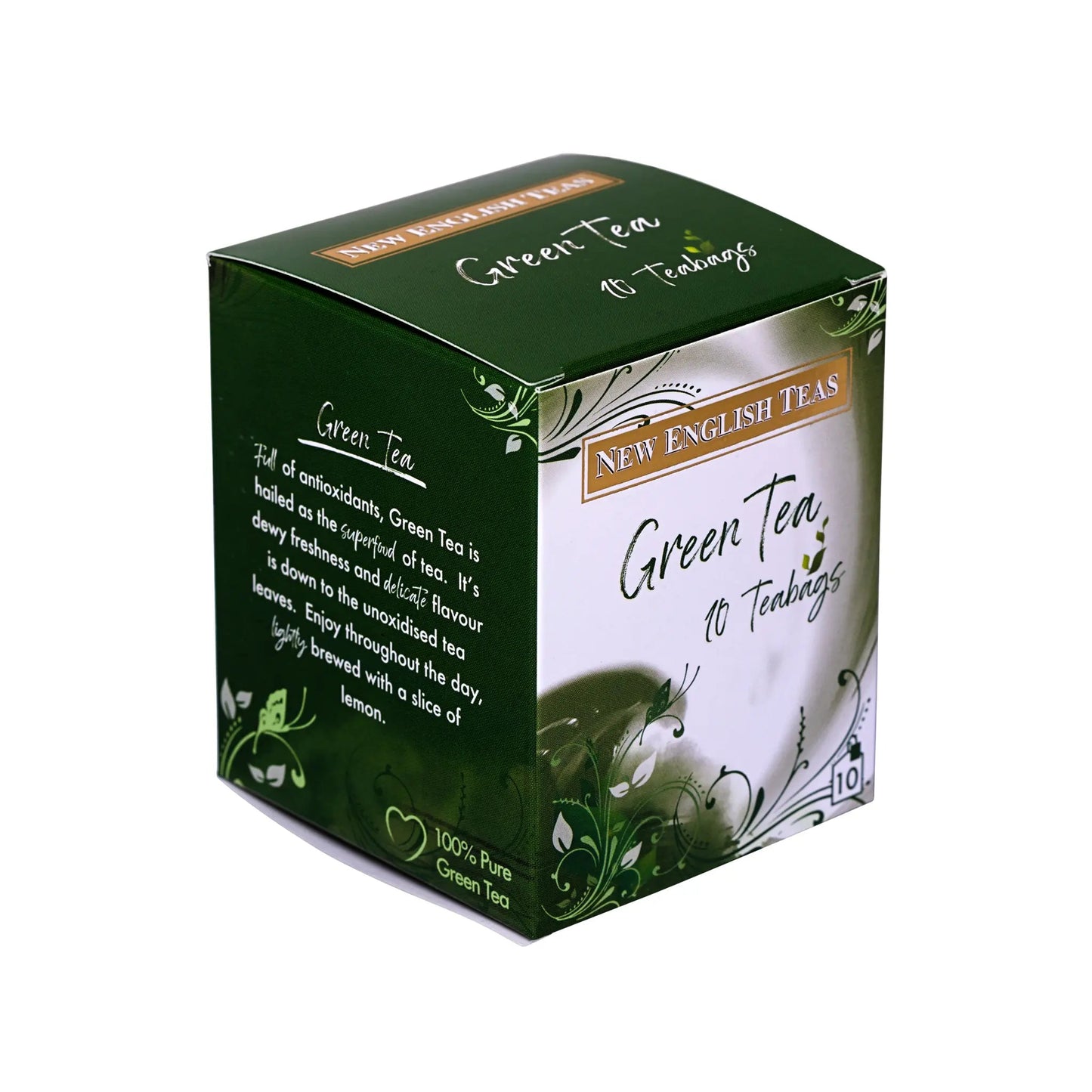 Green Tea 10 Individually Wrapped Teabags Tea Boxes New English Teas 