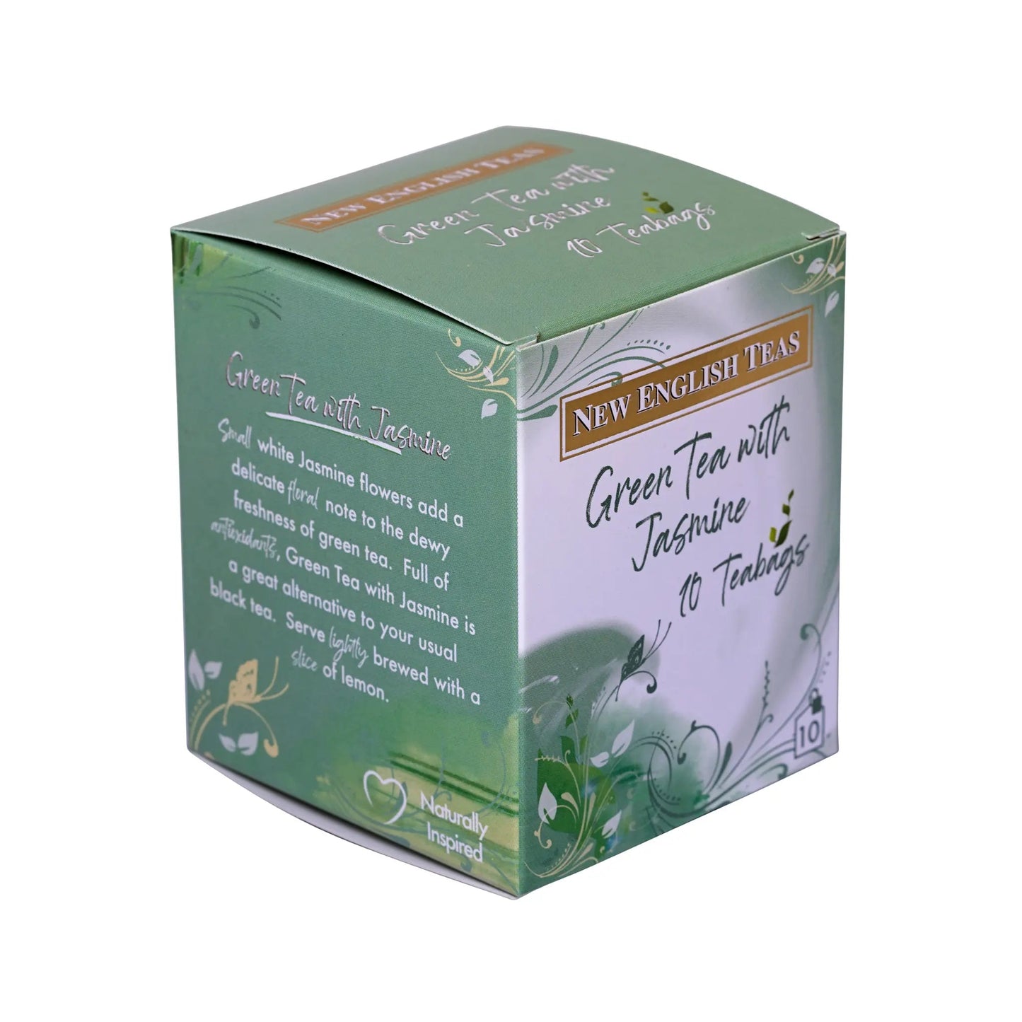Green Tea With Jasmine 10 Individually Wrapped Teabags Tea Boxes New English Teas 