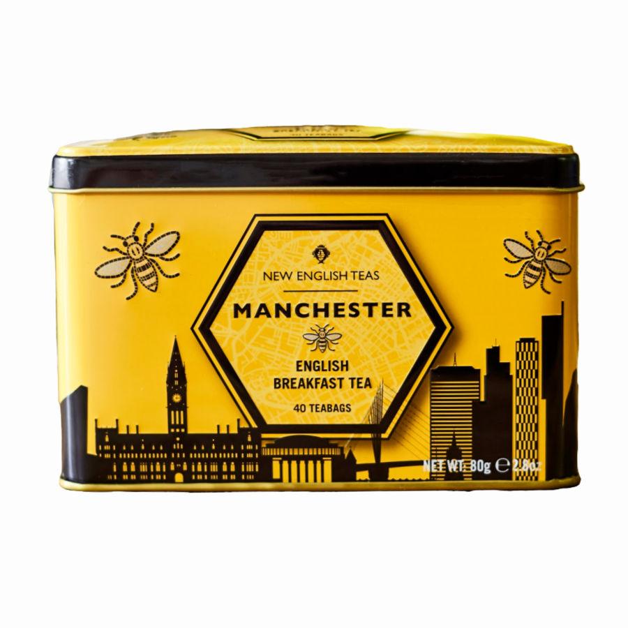 The Cities Collection Classic Tea Tin - Manchester Skyline - New ...