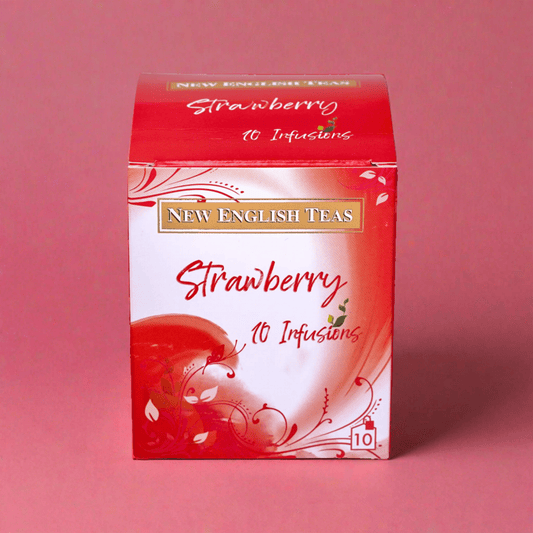 Strawberry Tea 10 Individually Wrapped Teabags Tea Boxes New English Teas 