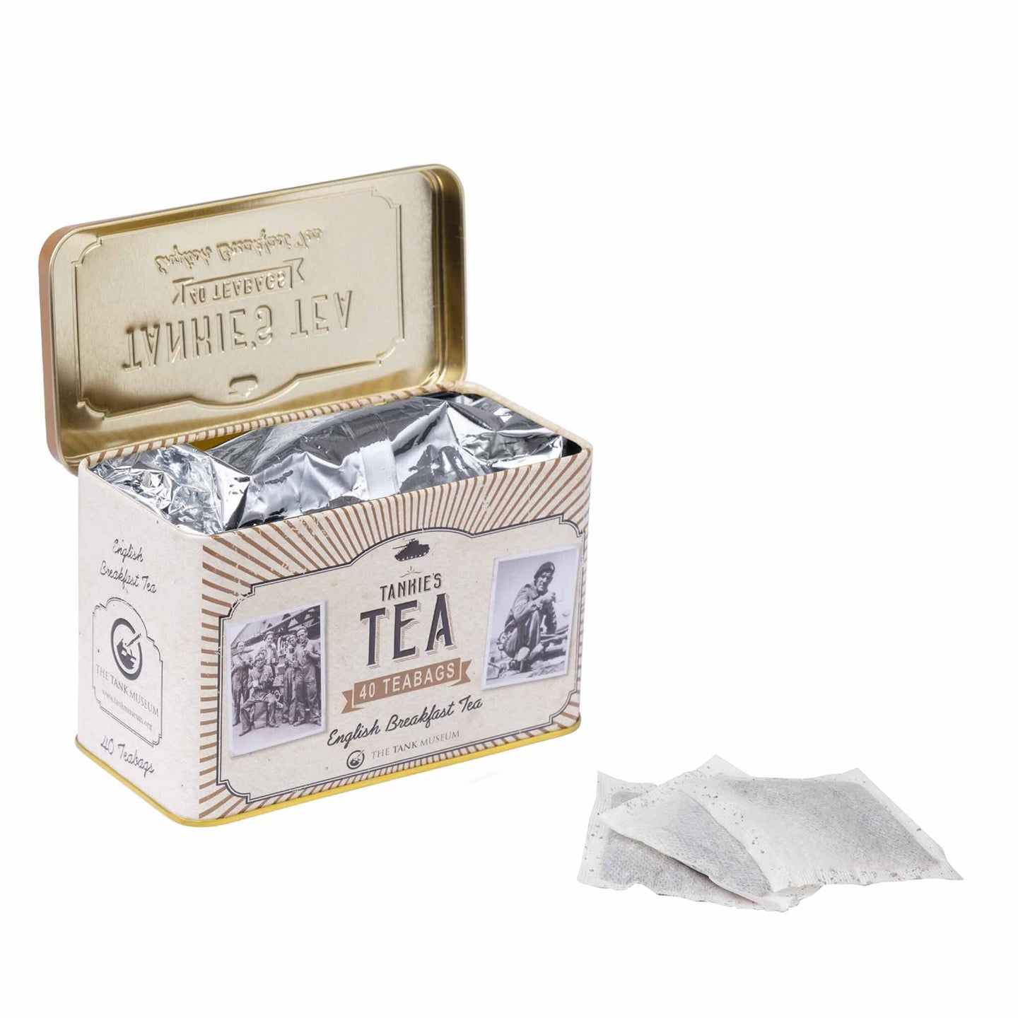 Tankies Tea Tank Museum - Classic Tea Tin - New English Teas