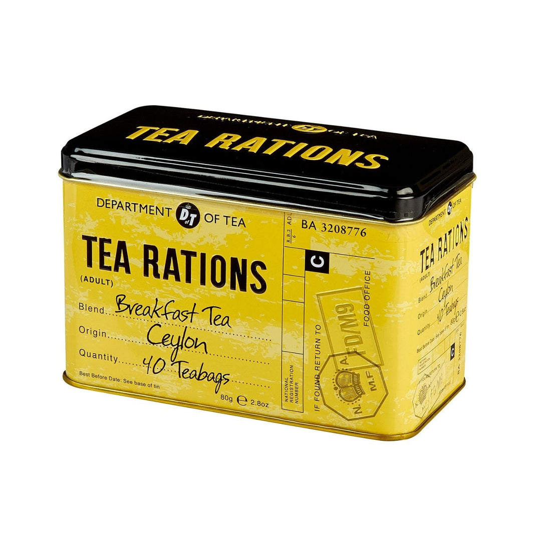 Tea Rations - War Time Memories Classic Tea Tin - New English Teas