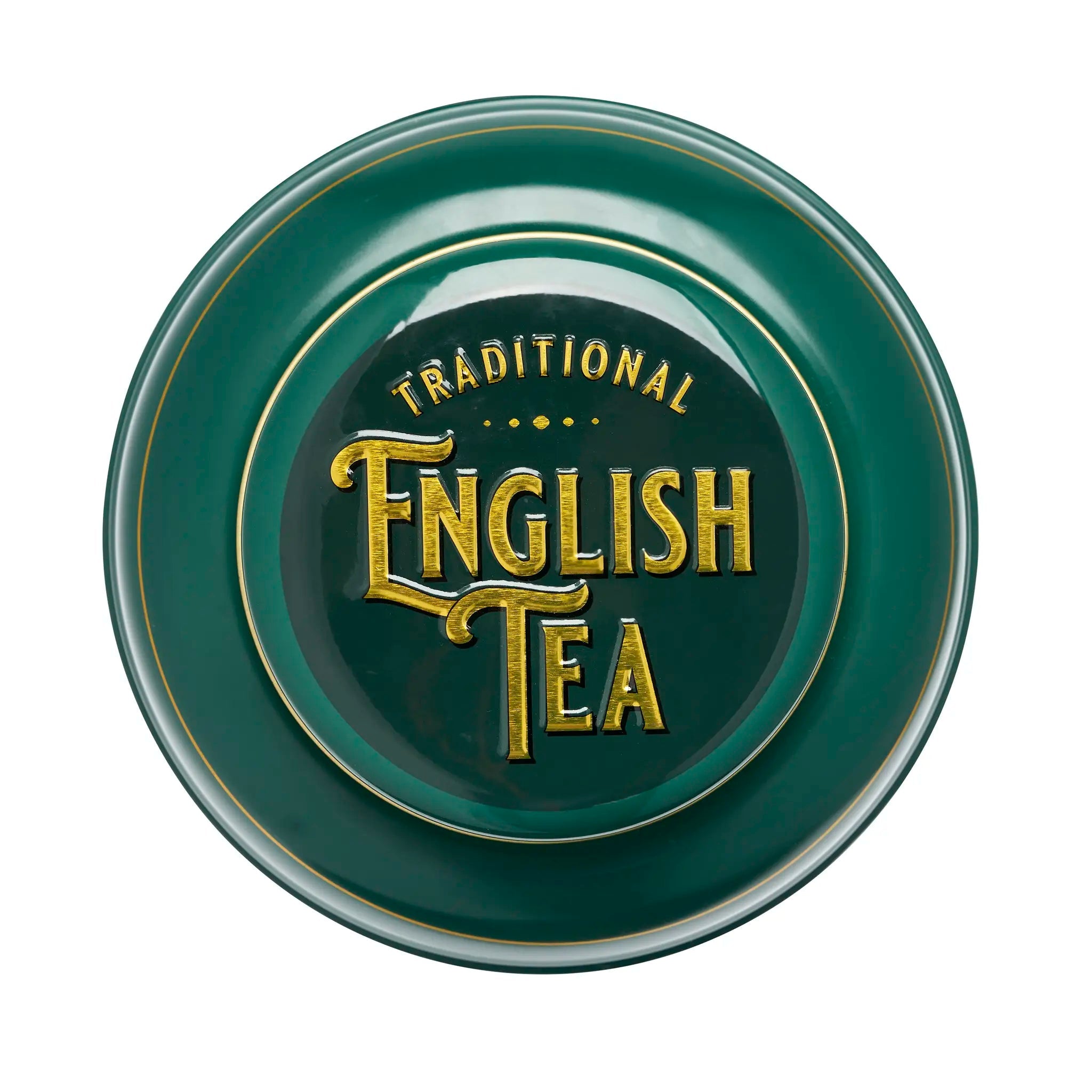 Vintage Victorian Deluxe Tea Caddy - Bottle Green Tea Tins New English Teas 