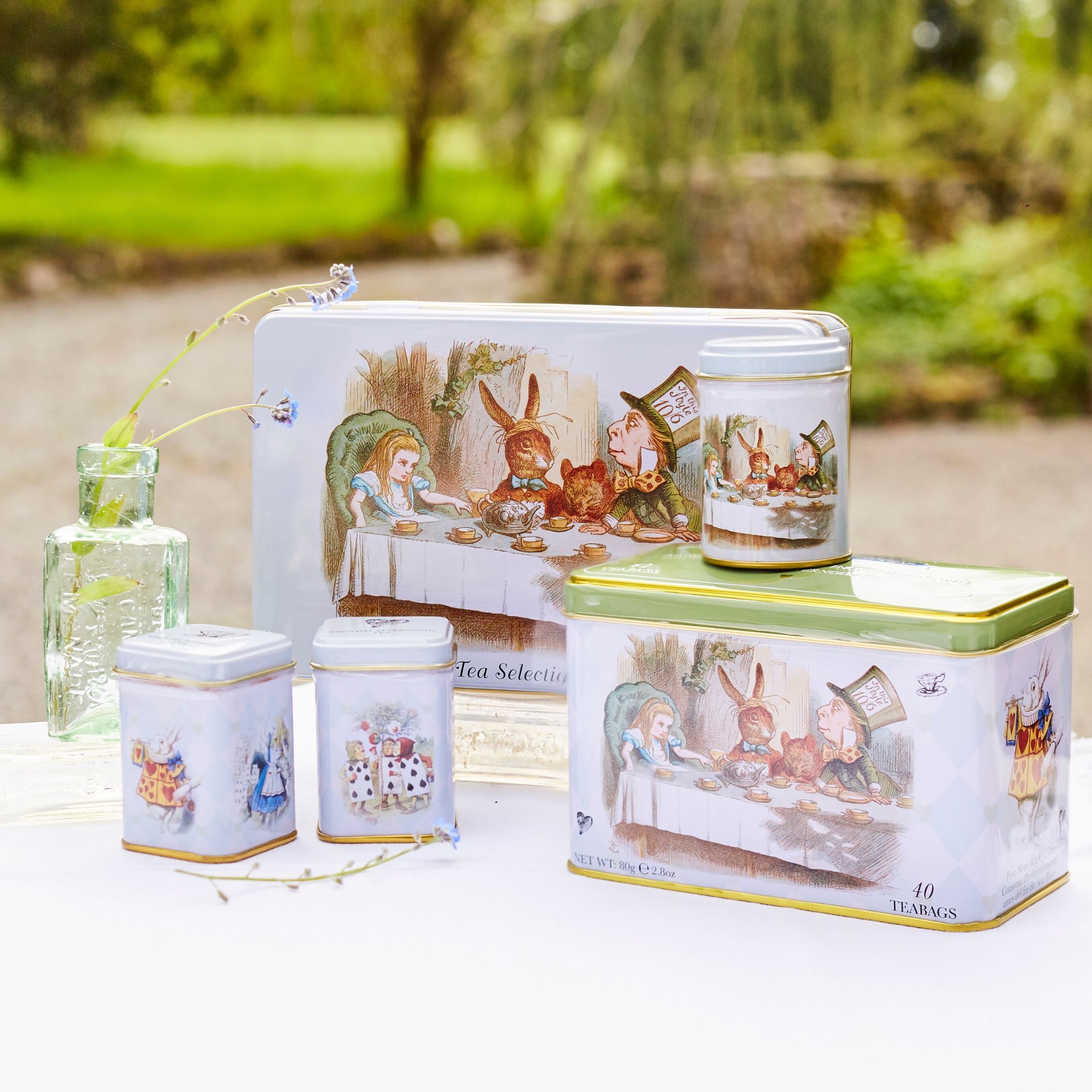 Alice in Wonderland English Tea Tin Collectors Gift Black Tea New English Teas 