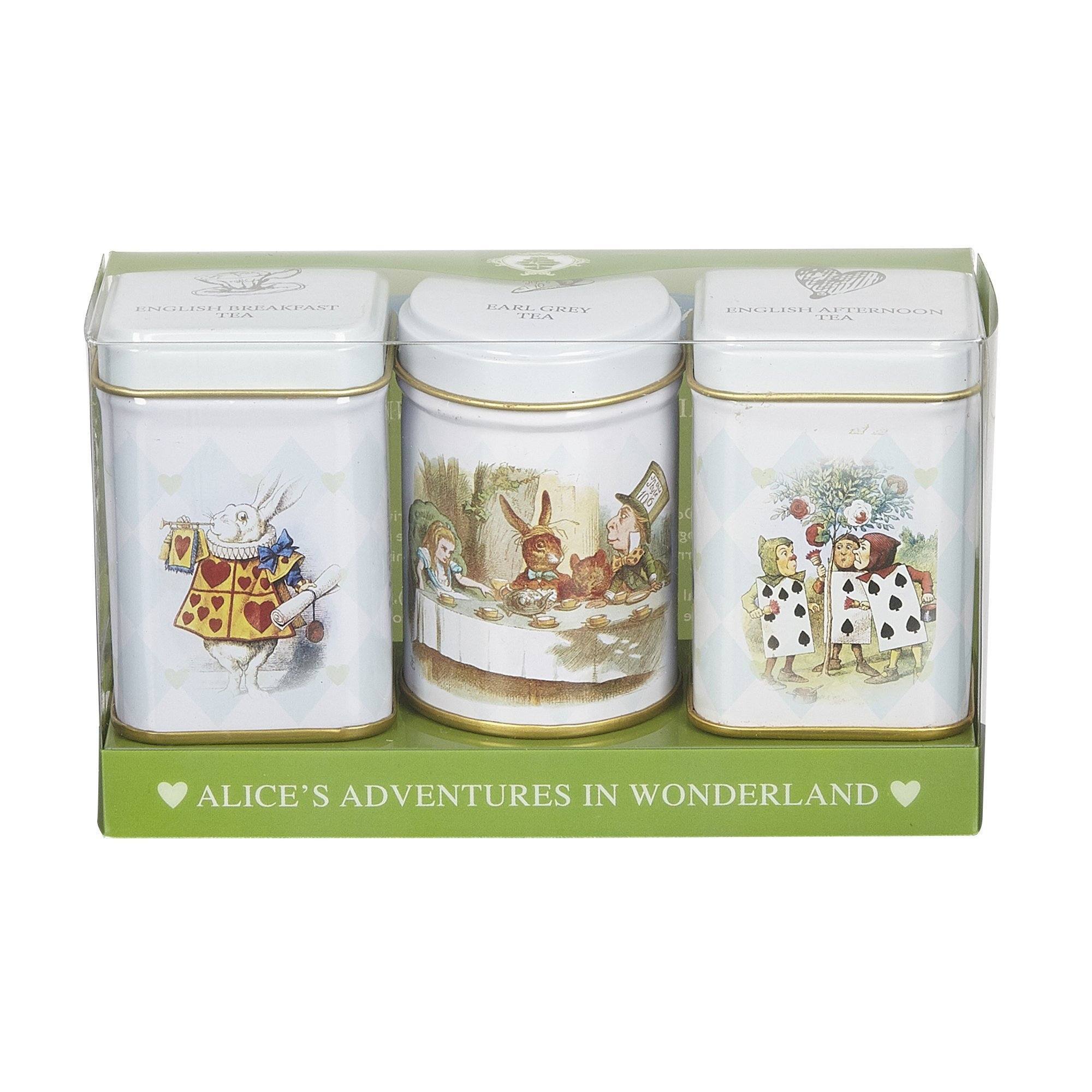 Alice in Wonderland Tea Tin Selection Gift Black Tea New English Teas 