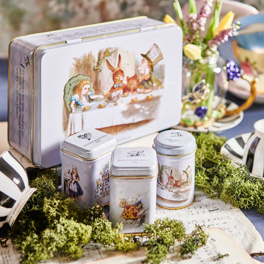 Alice in Wonderland Tea Tin Selection Gift Black Tea New English Teas 
