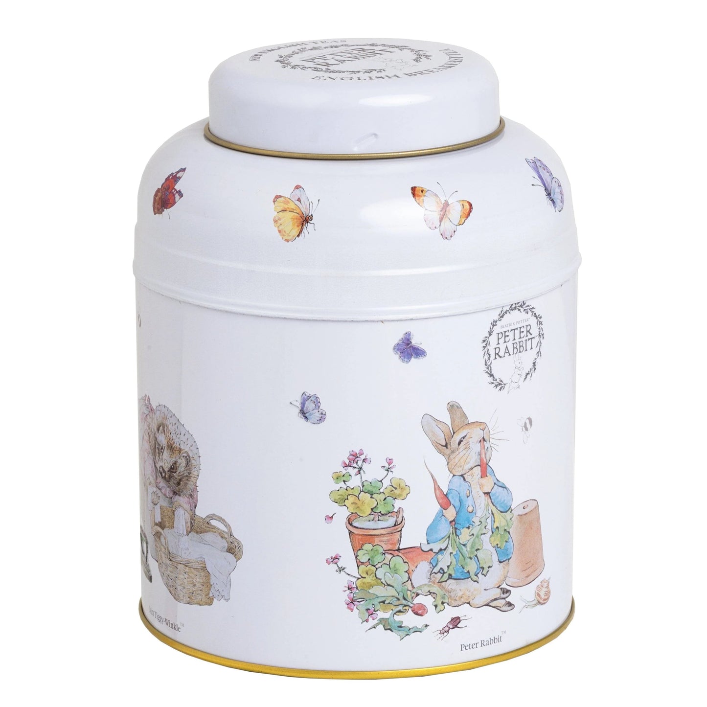 Peter Rabbit Gift Set with Tea Caddy and Plush Toy Tea Tins New English Teas 