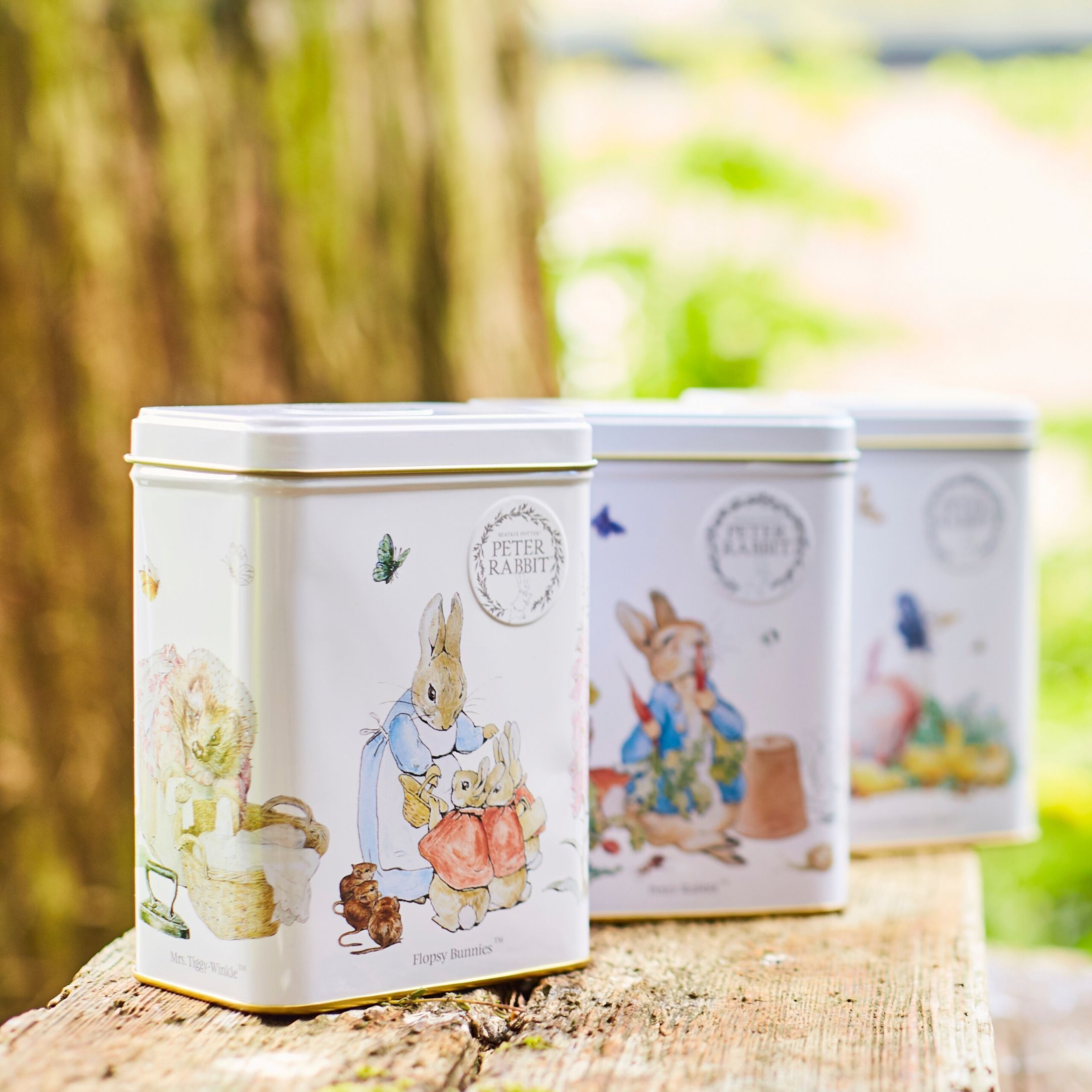 Beatrix Potter Triple Tin Gift with 120 teabags Black Tea New English Teas 