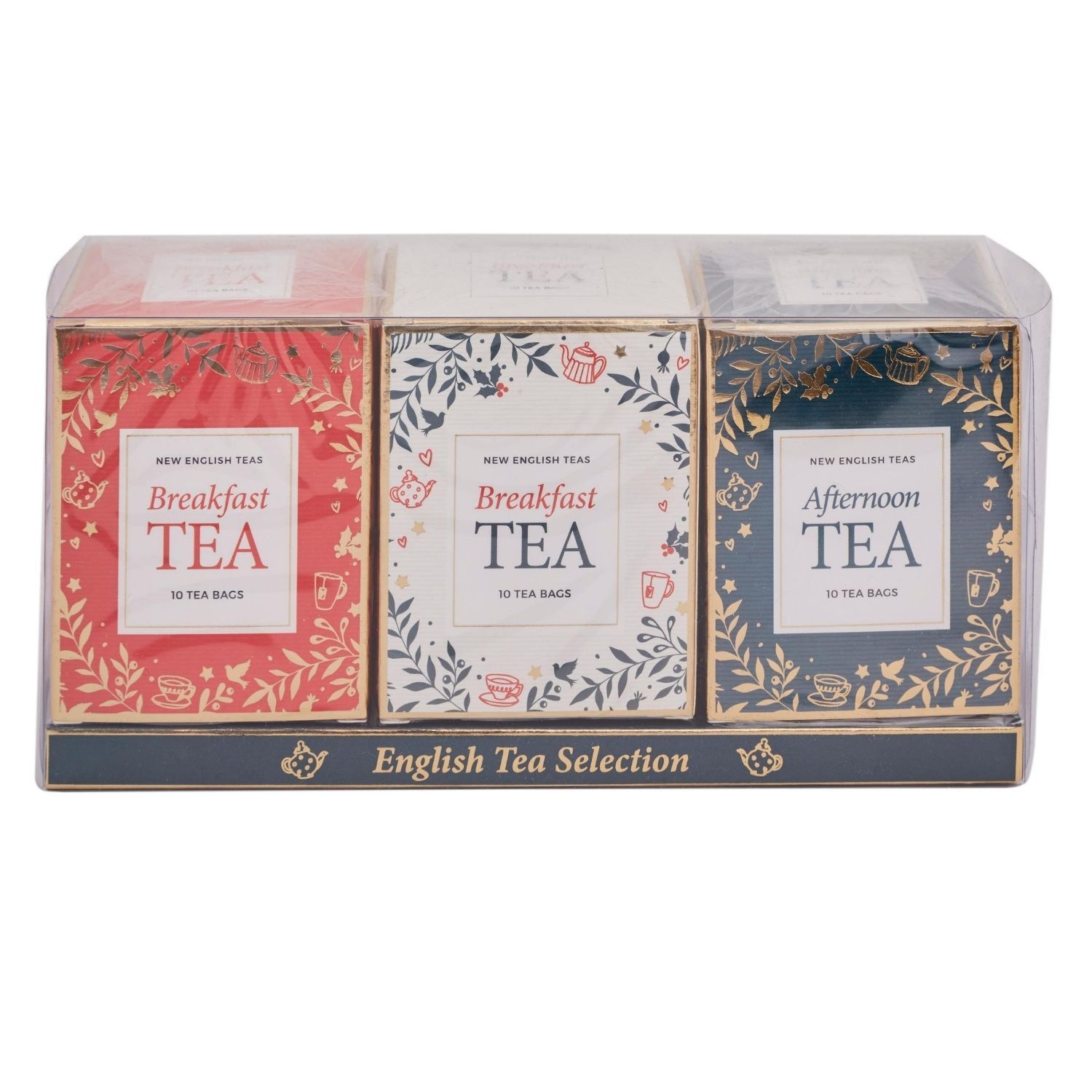 Christmas-Themed Teabag Box Gift Set New English Teas 