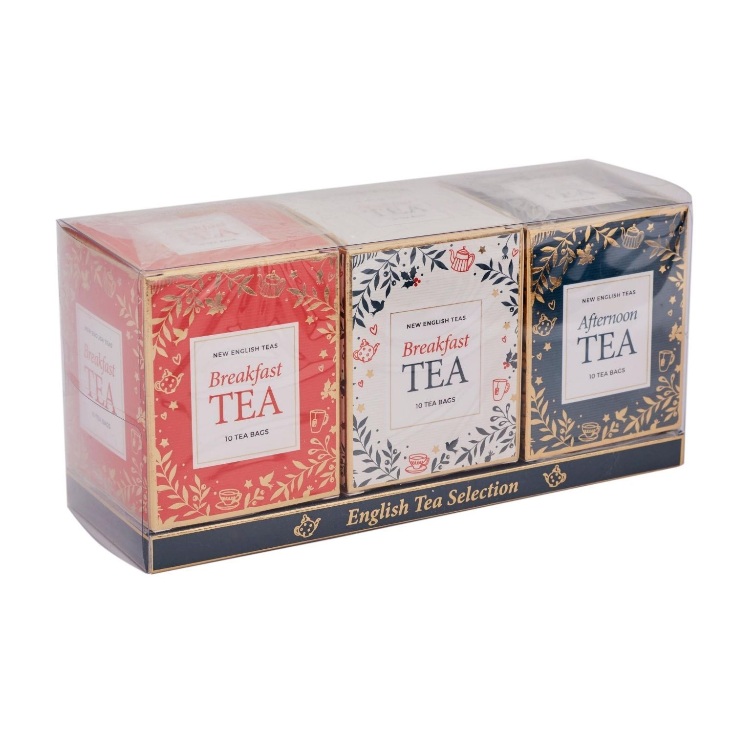Christmas-Themed Teabag Box Gift Set New English Teas 