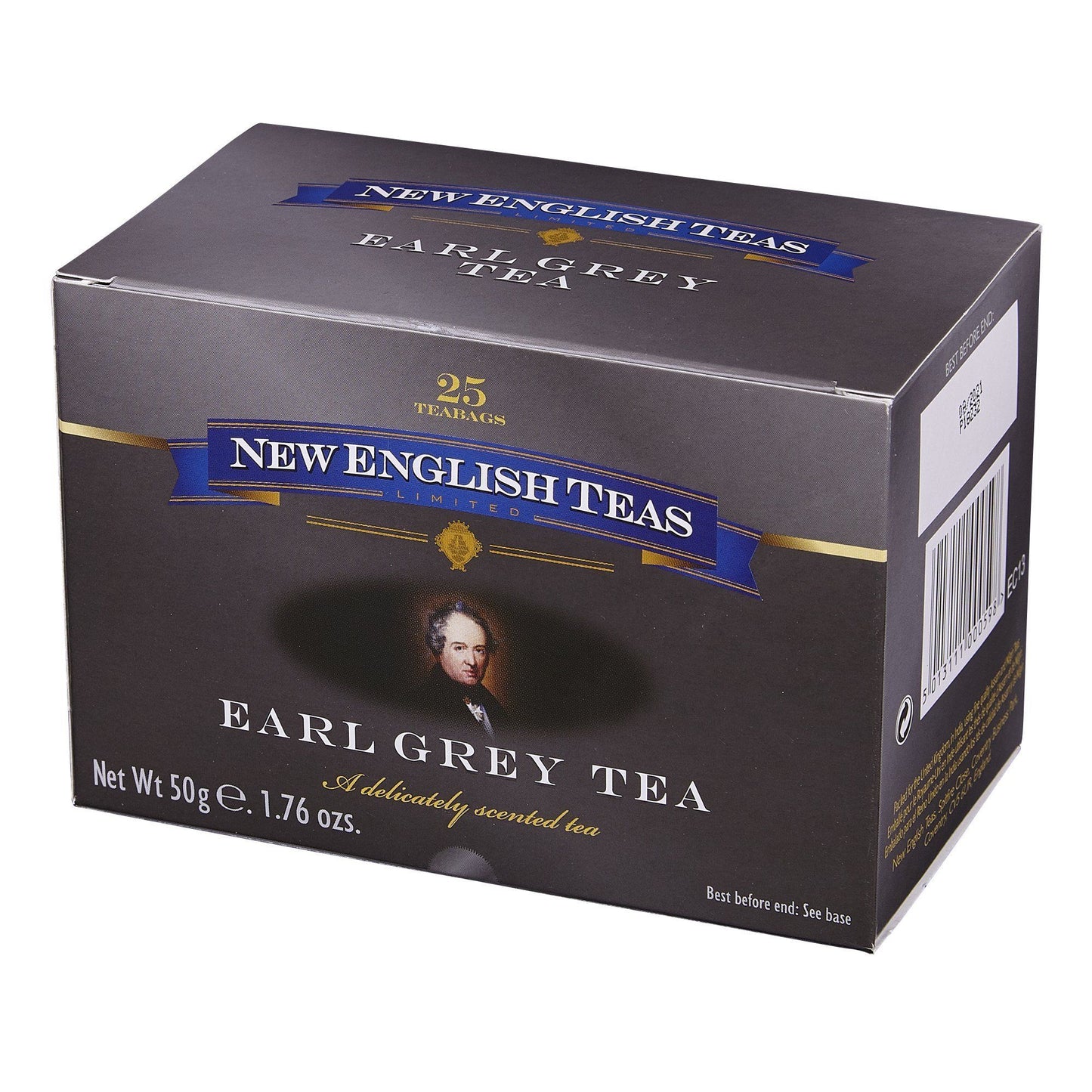 Classic Earl Grey Tea 25 Individually Wrapped Teabags Black Tea New English Teas 