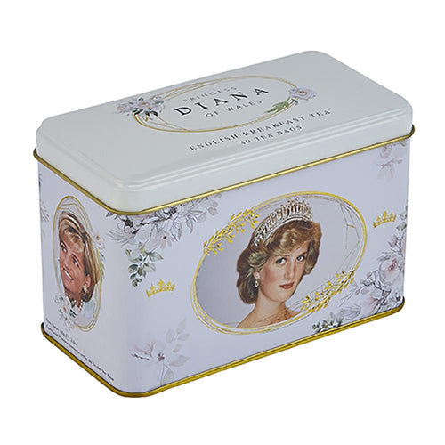 Diana Princess Of Wales English Breakfast Tea Tin With 40 Teabags Tea Tins New English Teas 
