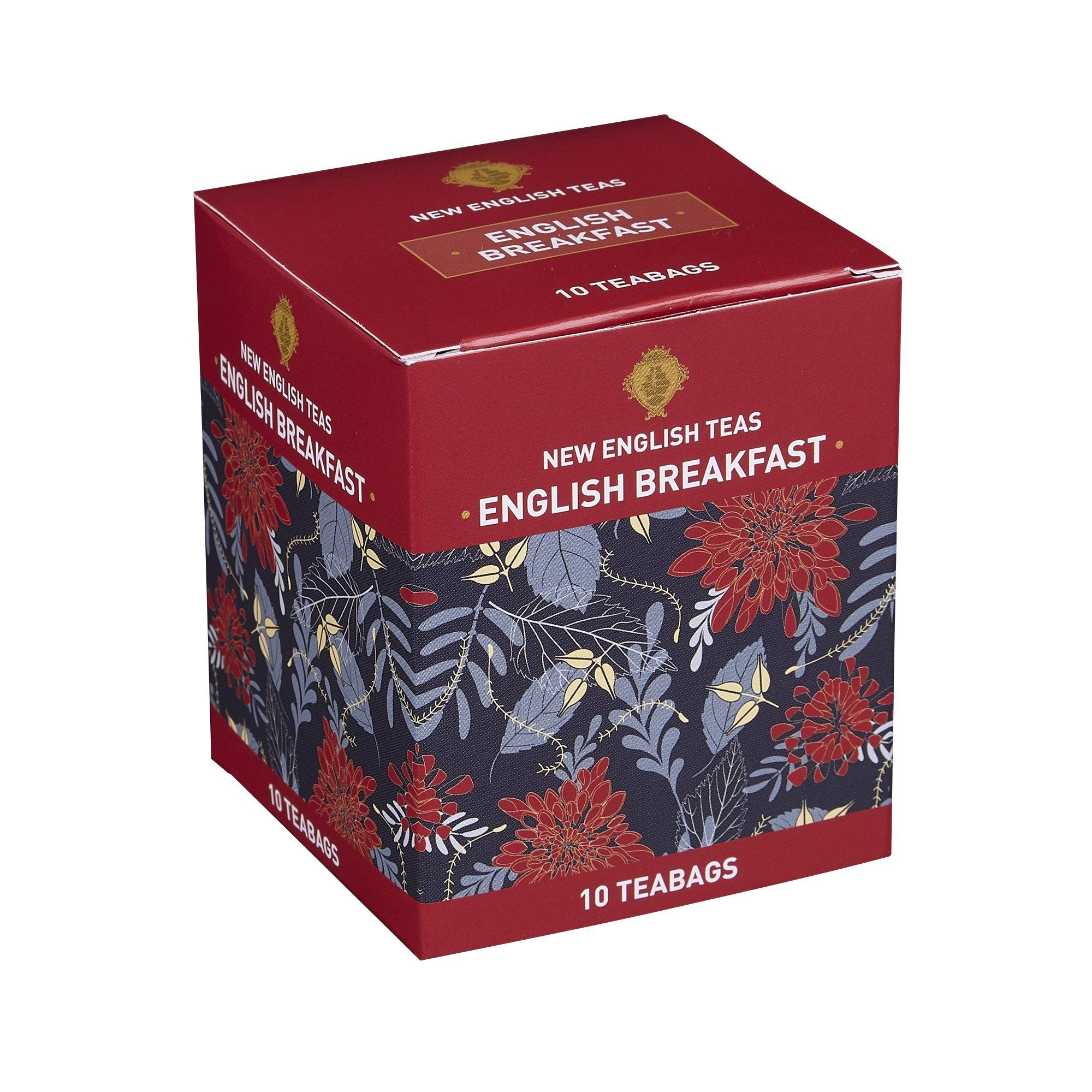 English Breakfast Tea 10 Individually Wrapped Teabags Black Tea New English Teas 