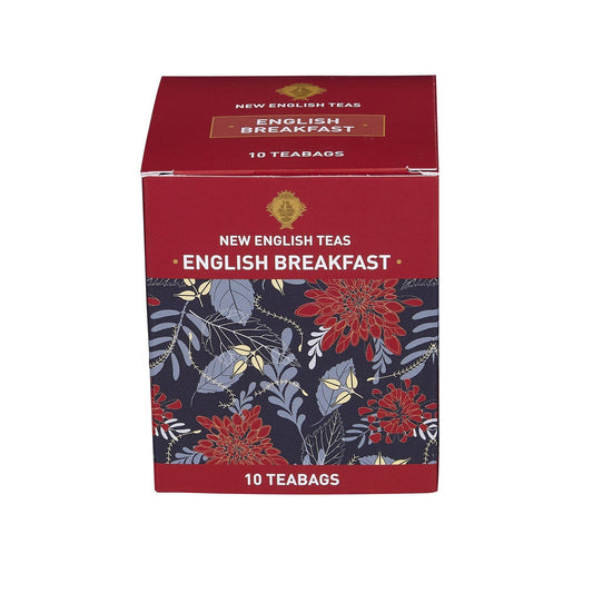 English Breakfast Tea 10 Individually Wrapped Teabags Black Tea New English Teas 