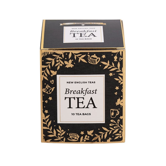 English Breakfast teabag gift box, 10 English Breakfast teabags Black Tea New English Teas 