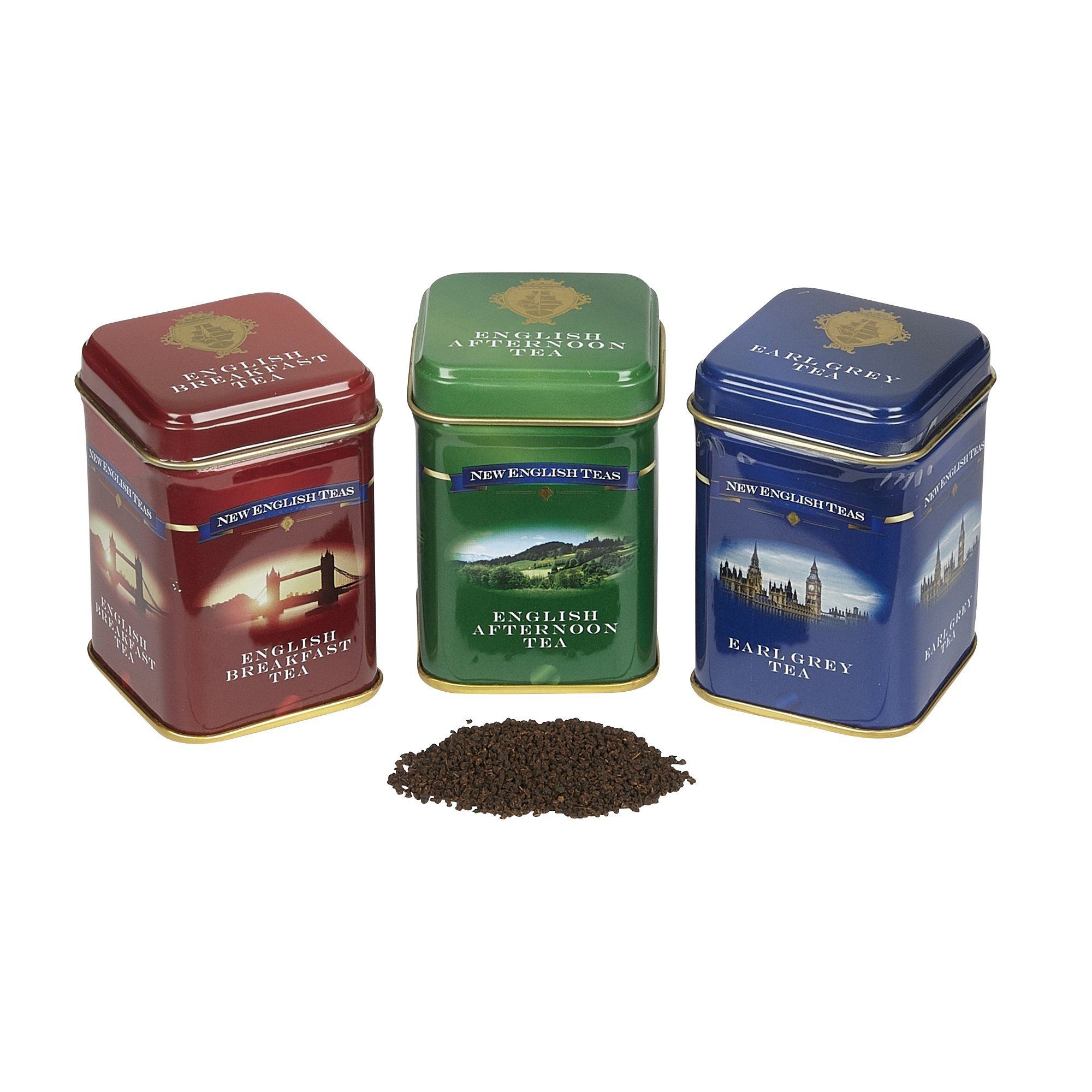 English Classic Tea Selection Mini Tin Gift Pack Black Tea New English Teas 