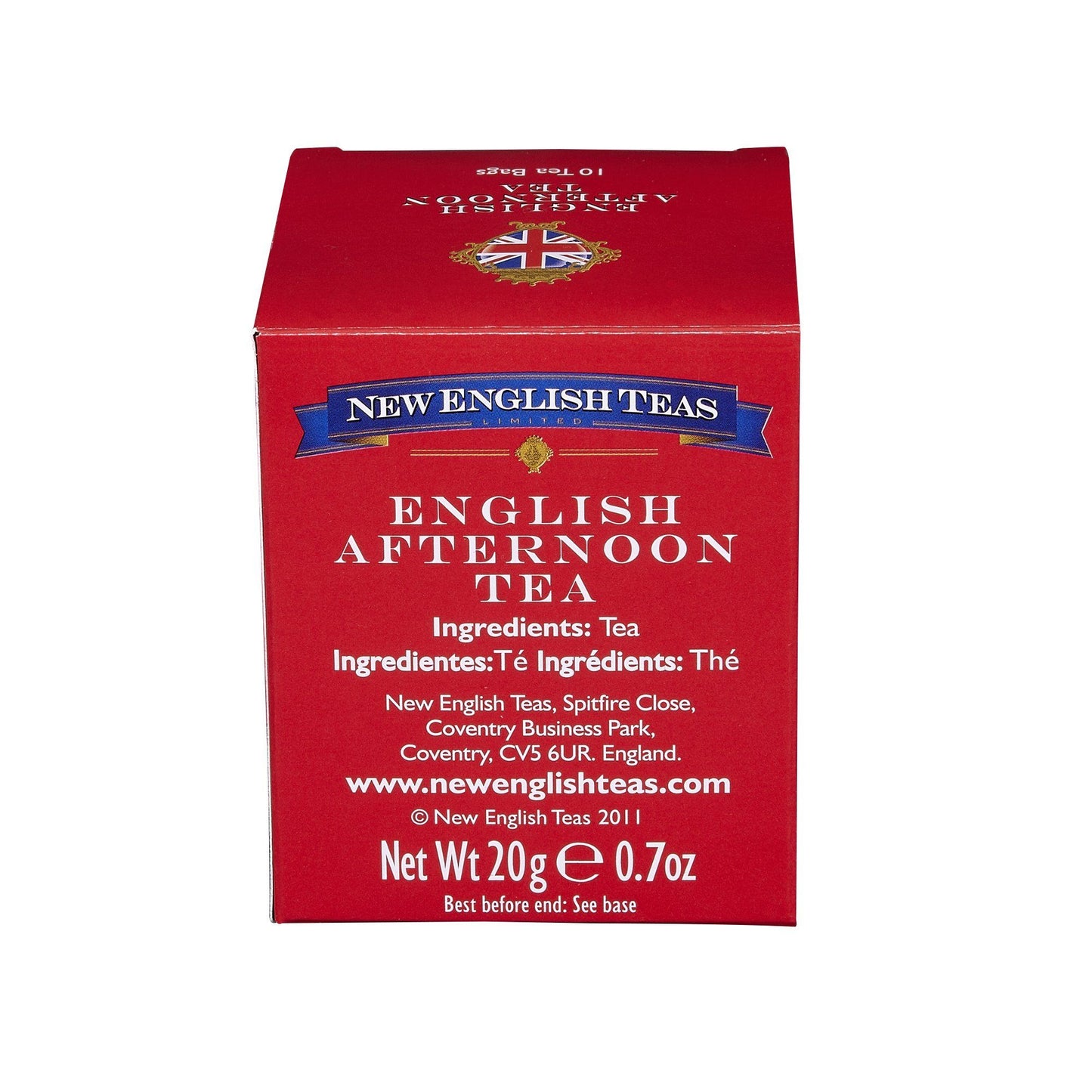 English Post Box Afternoon Tea 10 Teabag Carton Black Tea New English Teas 