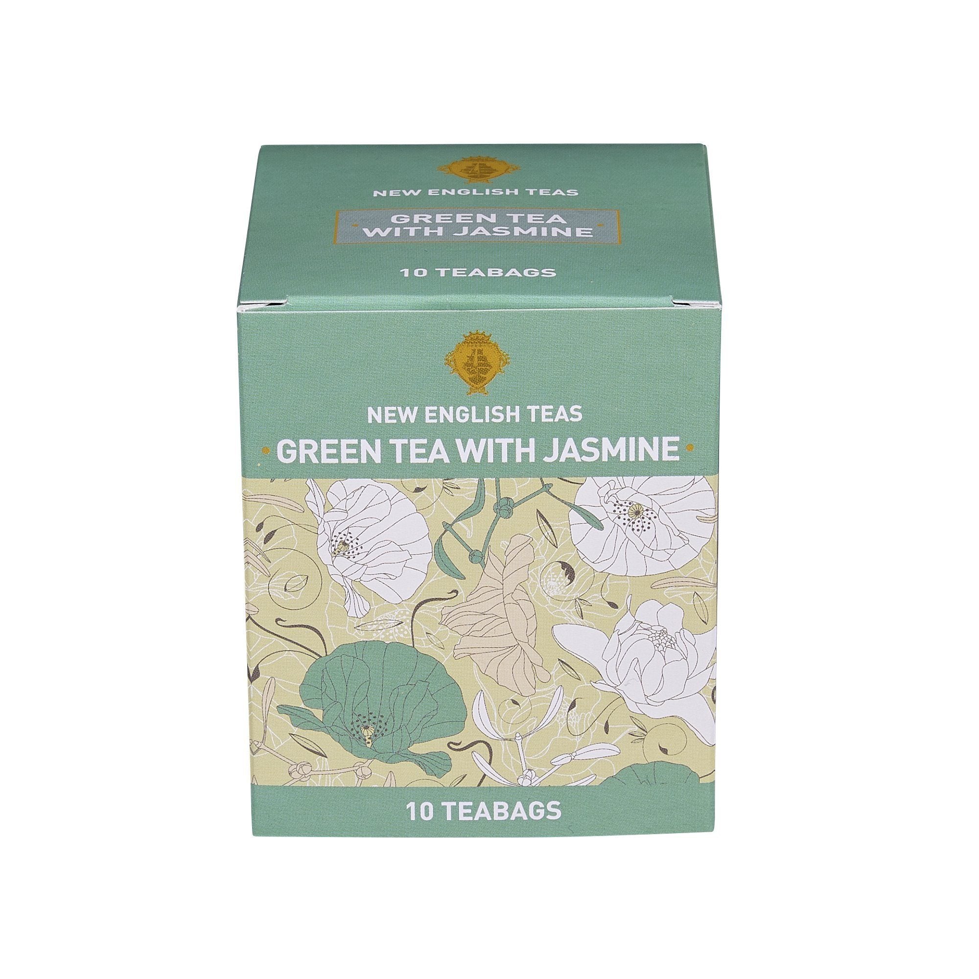 Green Tea With Jasmine 10 Individually Wrapped Teabags Green Tea New English Teas 