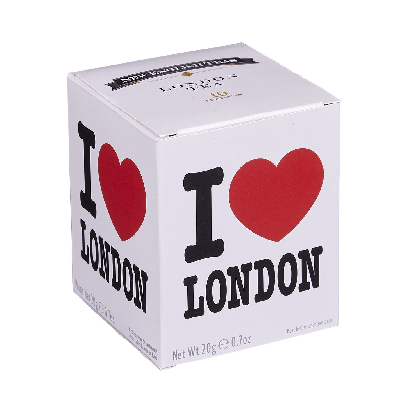 I Love London Afternoon Tea 10 Teabag Carton Black Tea New English Teas 