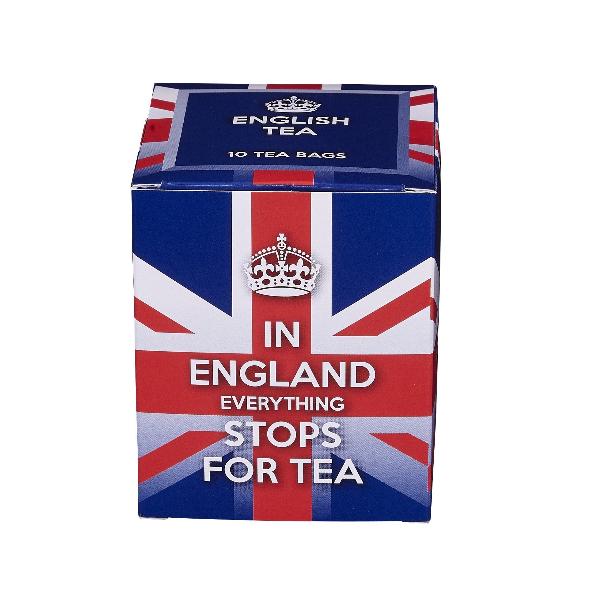 In England Everything Stops For Tea 10 Teabag Carton Black Tea New English Teas 