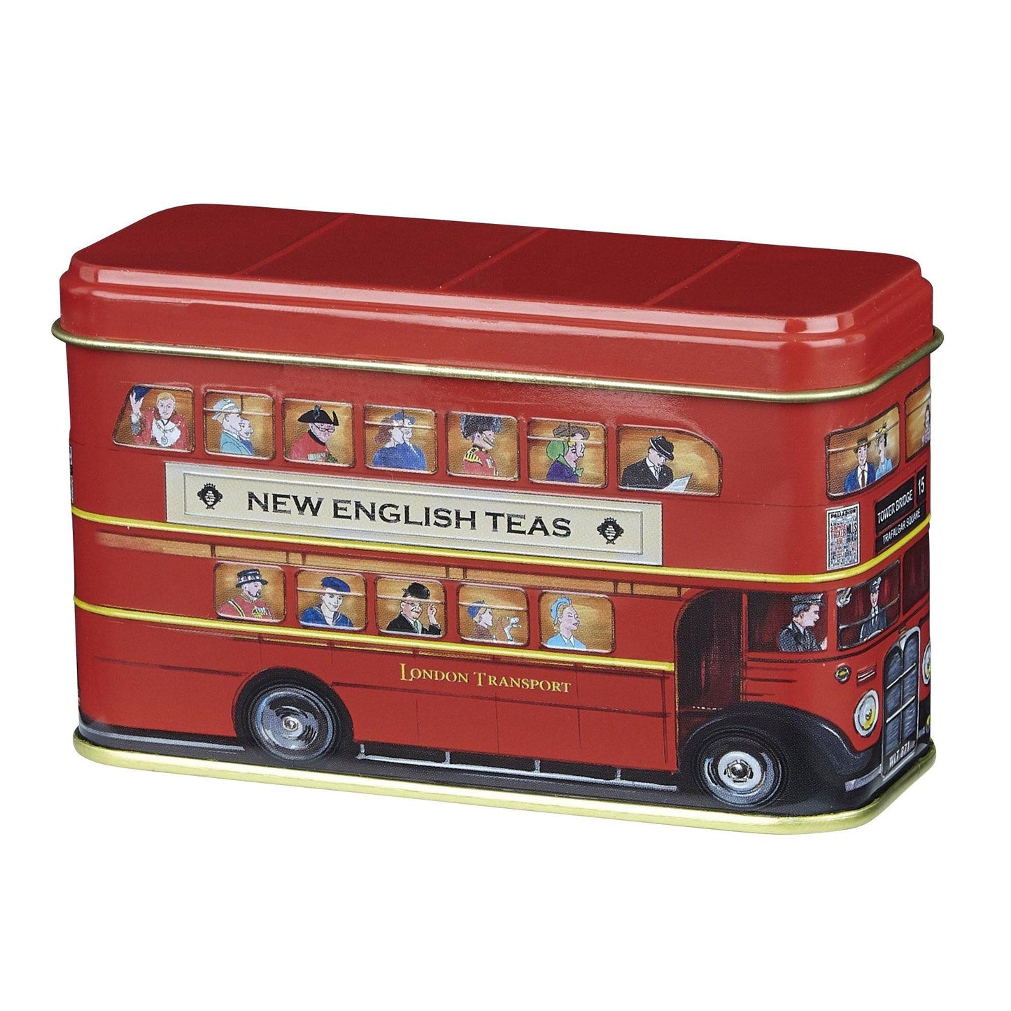 London Bus Tea Tin 10 Teabags Black Tea New English Teas 