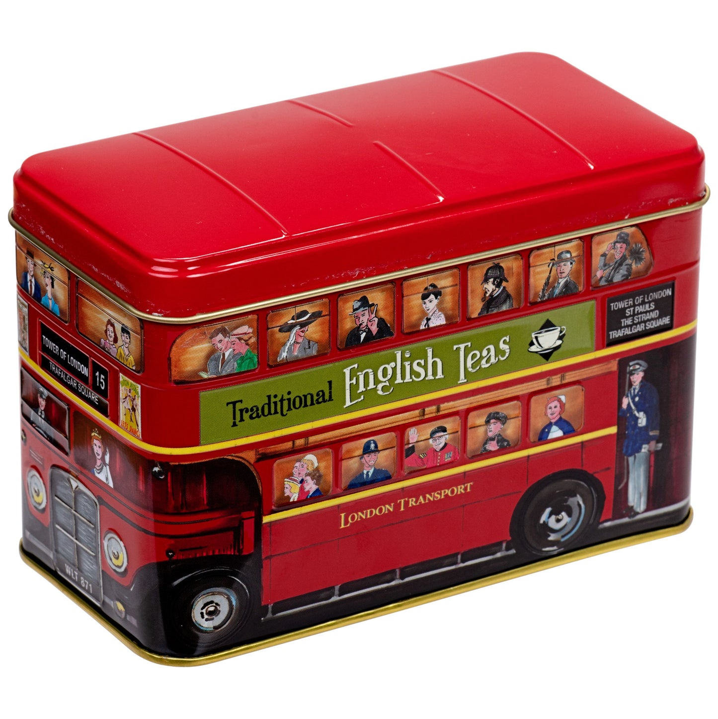 London Bus Tea Tin 25 Teabags Black Tea New English Teas 