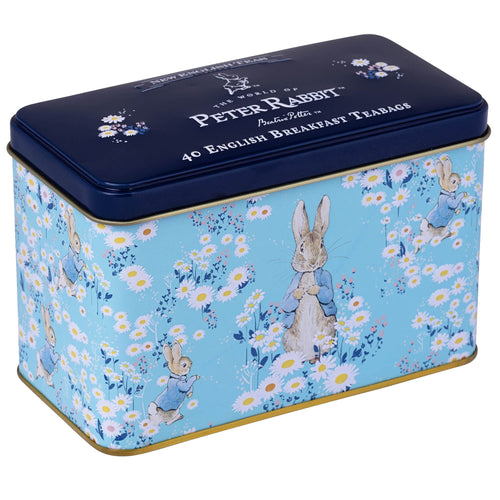 Peter Rabbit Daisies Classic Tea Tin Tea Tins New English Teas 
