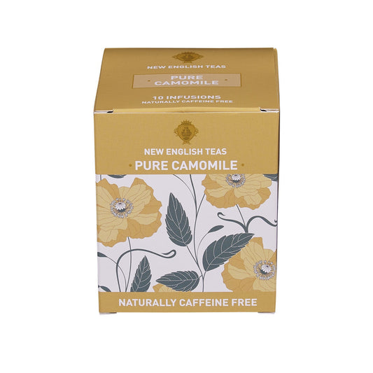 Pure Camomile Tea 10 Individually Wrapped Teabags Herbal Tea New English Teas 