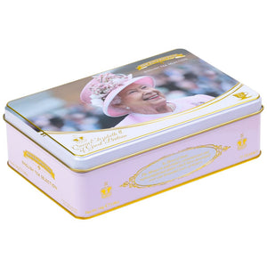 Queen Elizabeth II Tea Tin with 72 teabag selection
