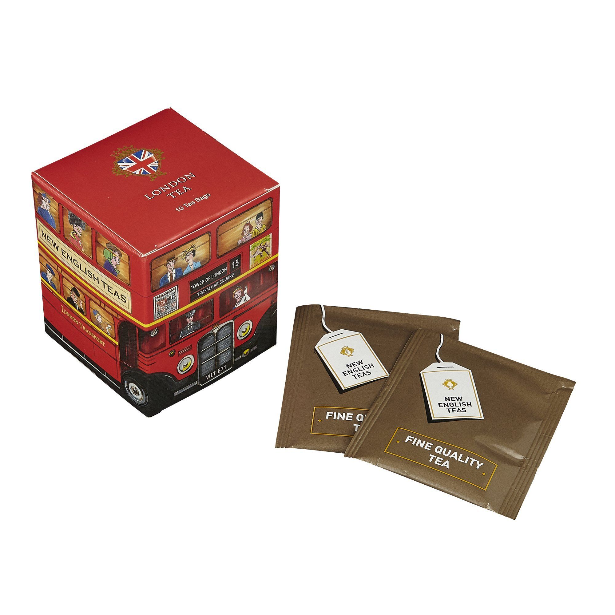 Red London Bus London Tea 10 Teabag Carton Black Tea New English Teas 