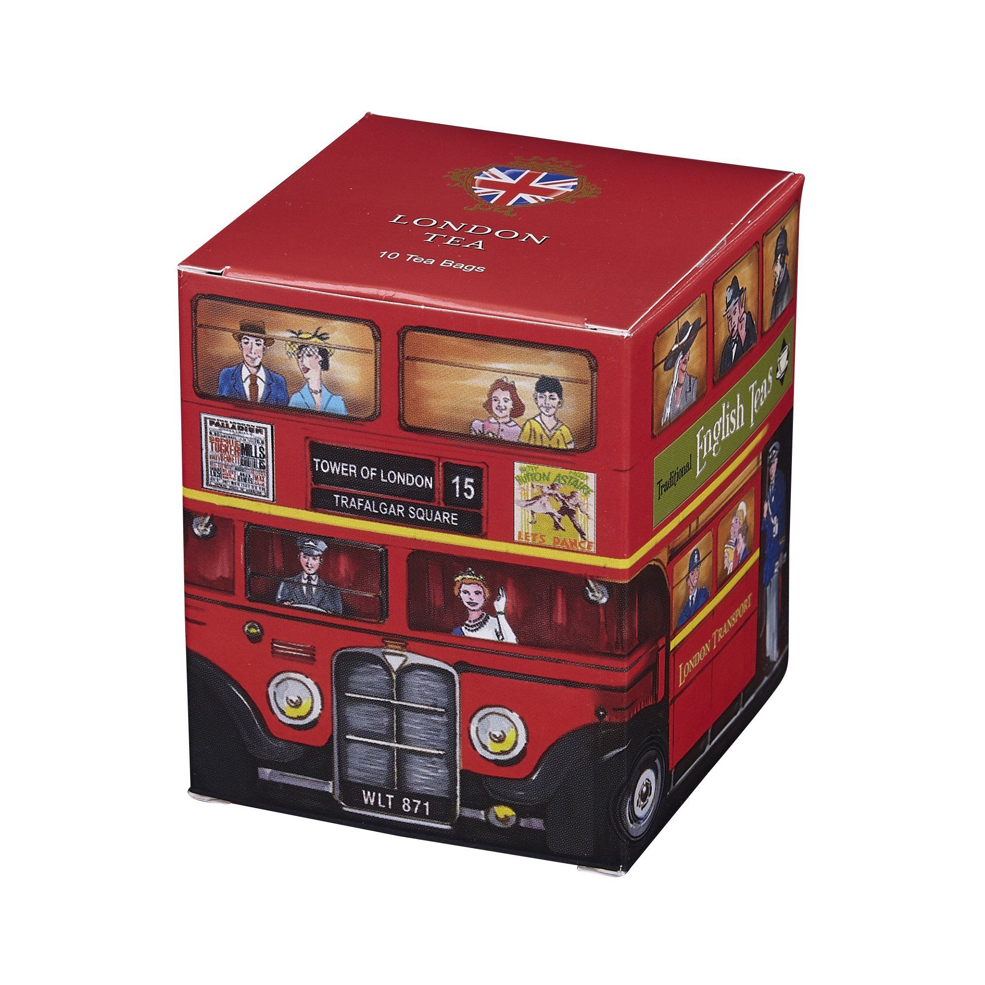 Red London Bus London Tea 10 Teabag Carton Black Tea New English Teas 