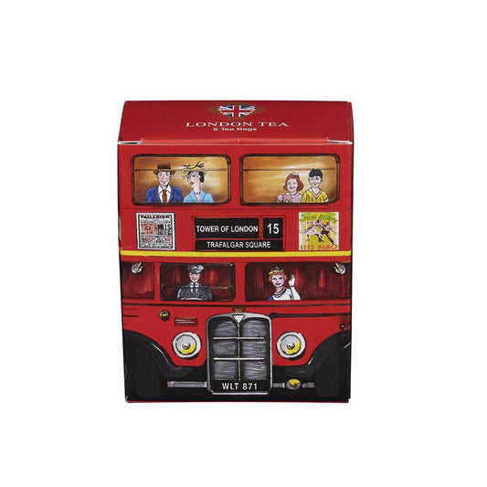 Red London Bus London Tea 6 Teabag Carton Black Tea New English Teas 