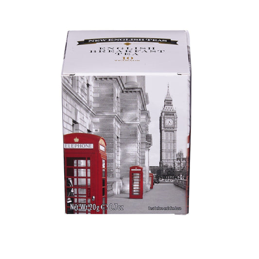 Red Telephone Box English Breakfast Tea 10 Teabag Carton Black Tea New English Teas 