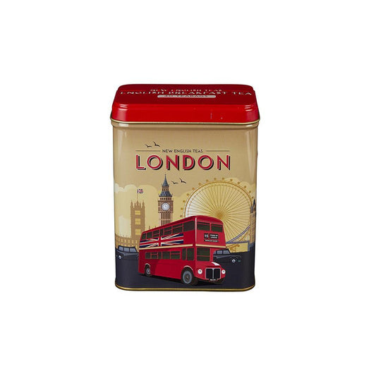 Retro London Travel English Breakfast Tea Tin 40 Teabags Black Tea New English Teas 