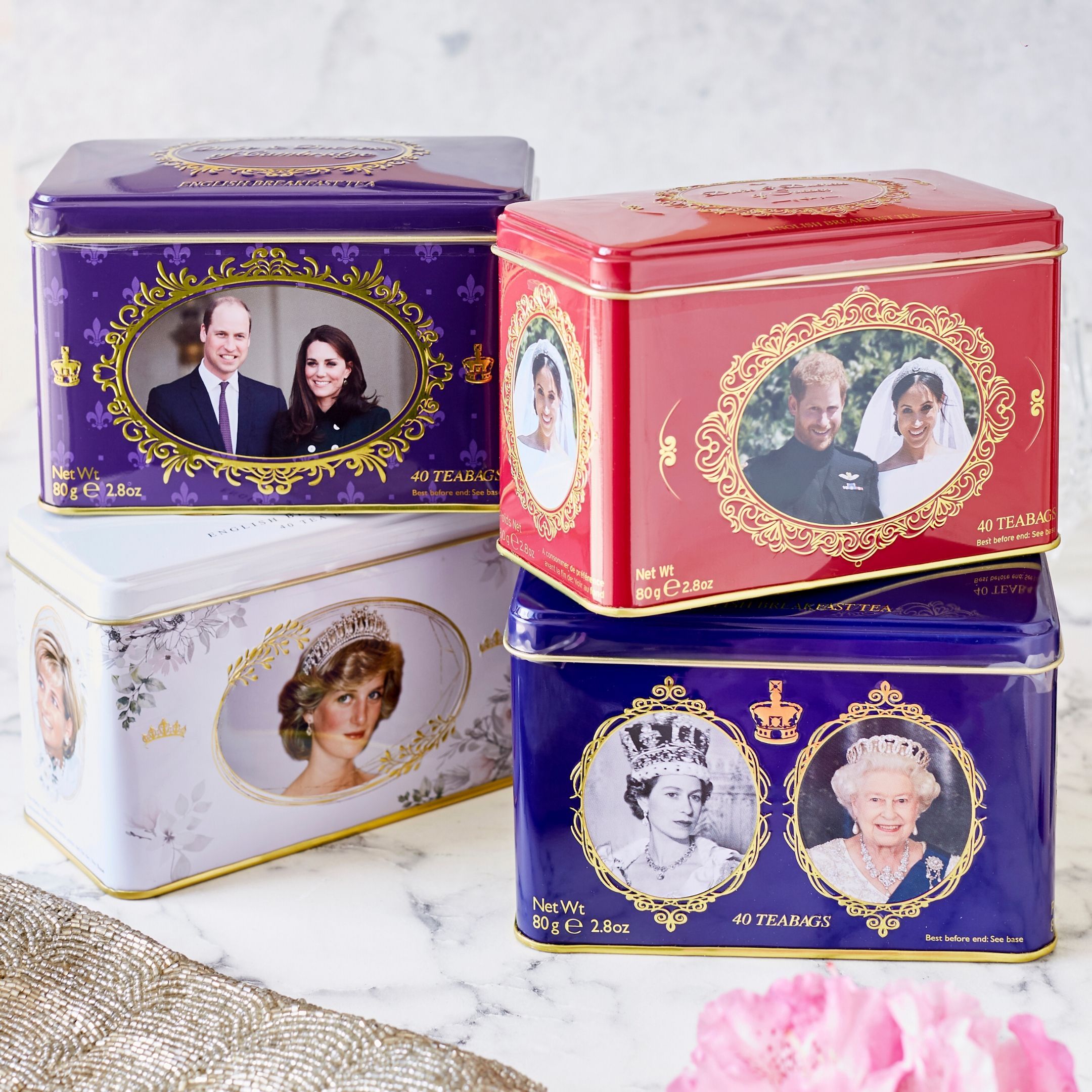 Royal Family Tea Tin Collection Black Tea New English Teas 