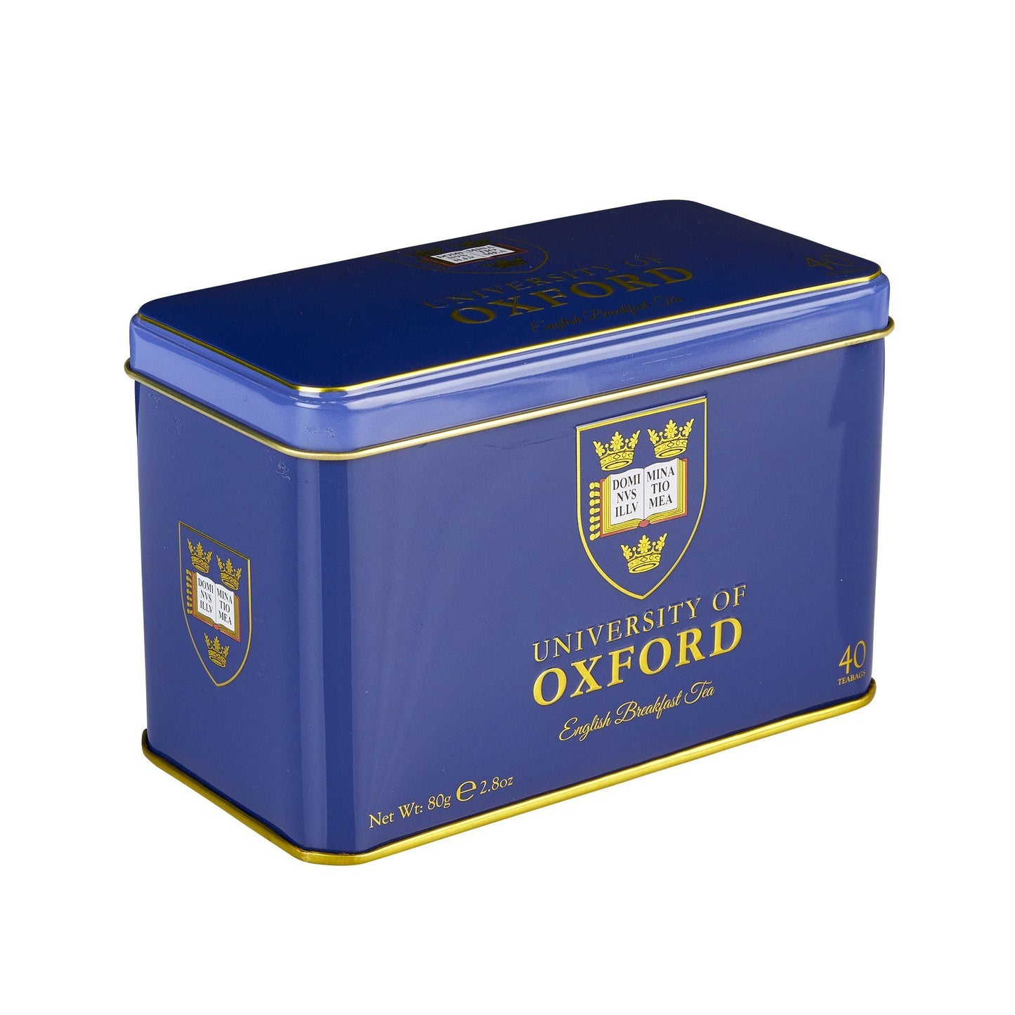 University Of Oxford English Breakfast Tea Tin 40 Teabags Black Tea New English Teas 