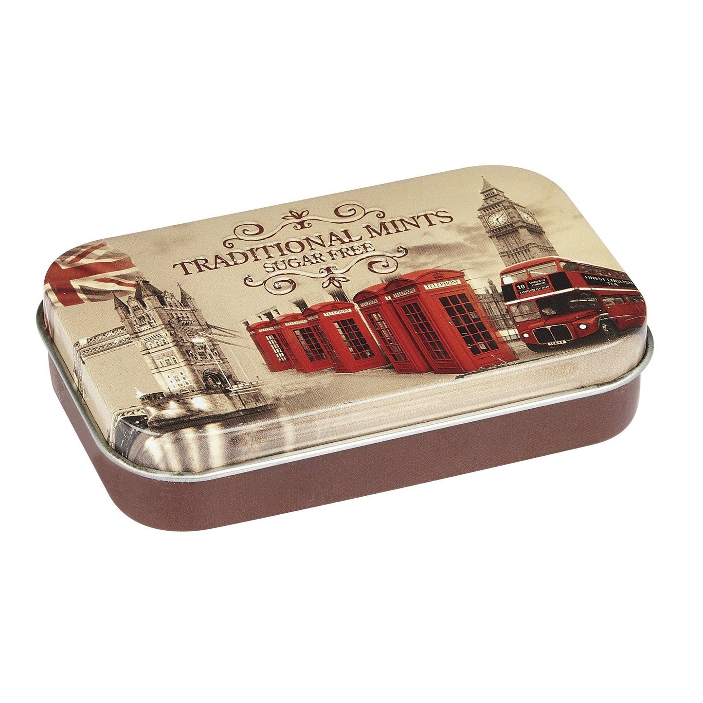 Vintage England Sugar Free Mints Pocket Tin 35g Mints New English Teas 