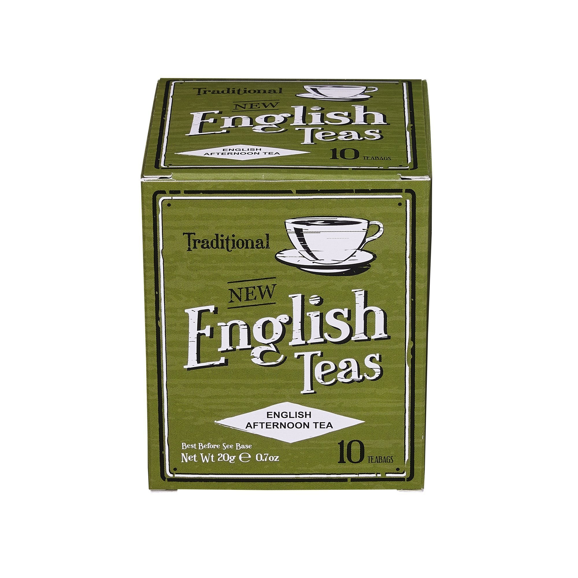 Vintage English Afternoon Tea 10 Teabag Carton Black Tea New English Teas 