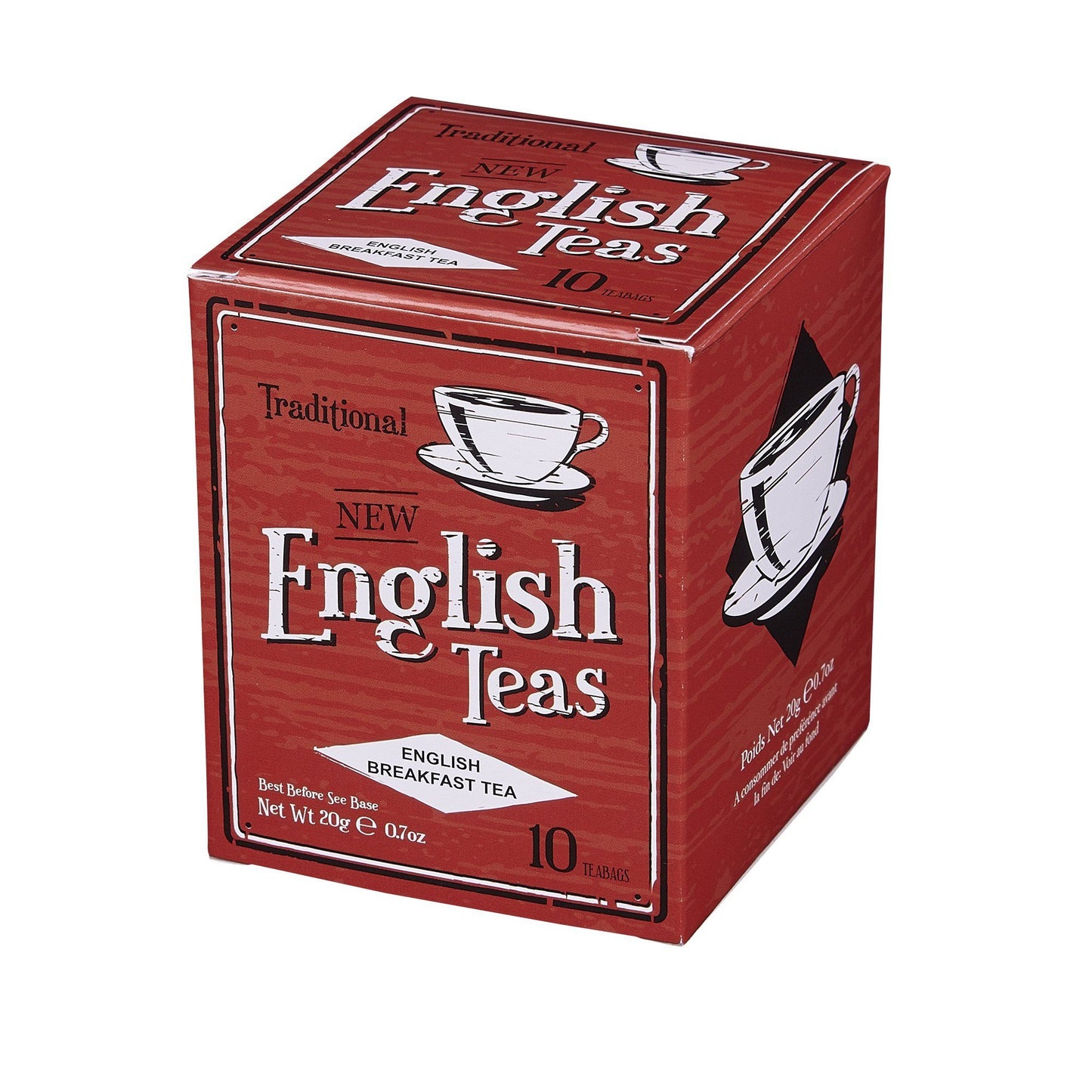 Vintage English Breakfast Tea 10 Teabag Carton Black Tea New English Teas 