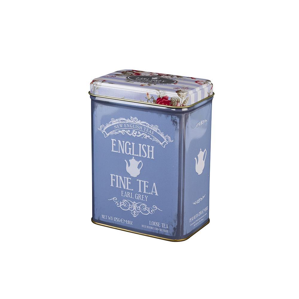 Vintage Floral English Earl Grey Tea Tin 125g Black Tea New English Teas 
