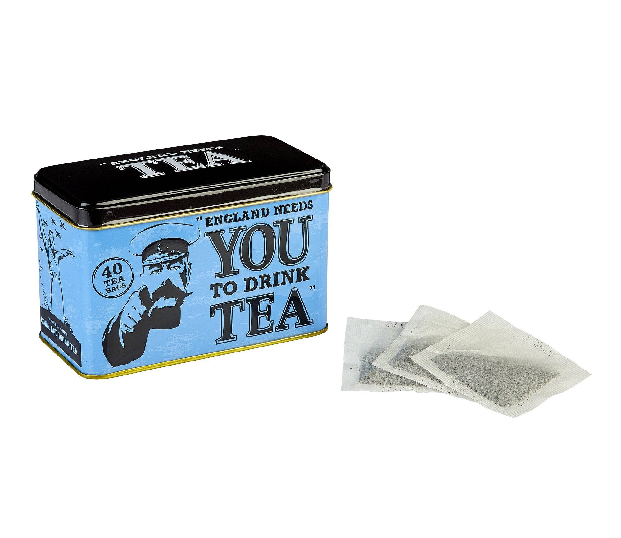 War Time Memories English Afternoon Tea Tin 40 Teabags Black Tea New English Teas 
